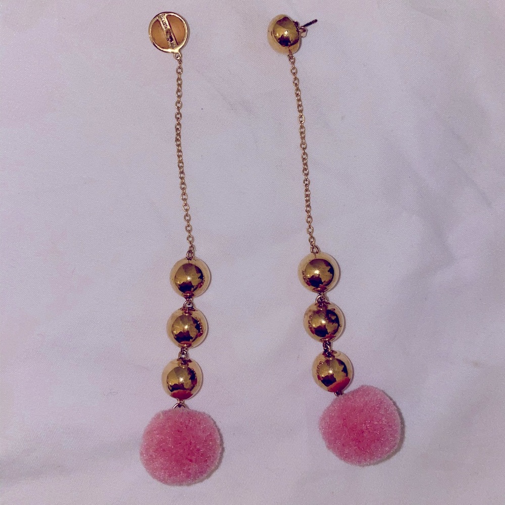 Gold Pom Pom earrings